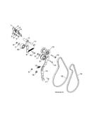 Pulley/belts/arm idler