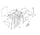 Bosch SHU66C05UC/23 tub/trim diagram