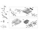 Bosch SHU66C05UC/23 spray arms/racks diagram