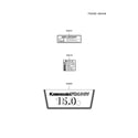 Husqvarna YTH1542XP-96013000101 label diagram