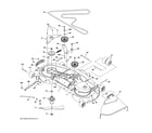 Husqvarna TS354X-96043029500 mower deck diagram