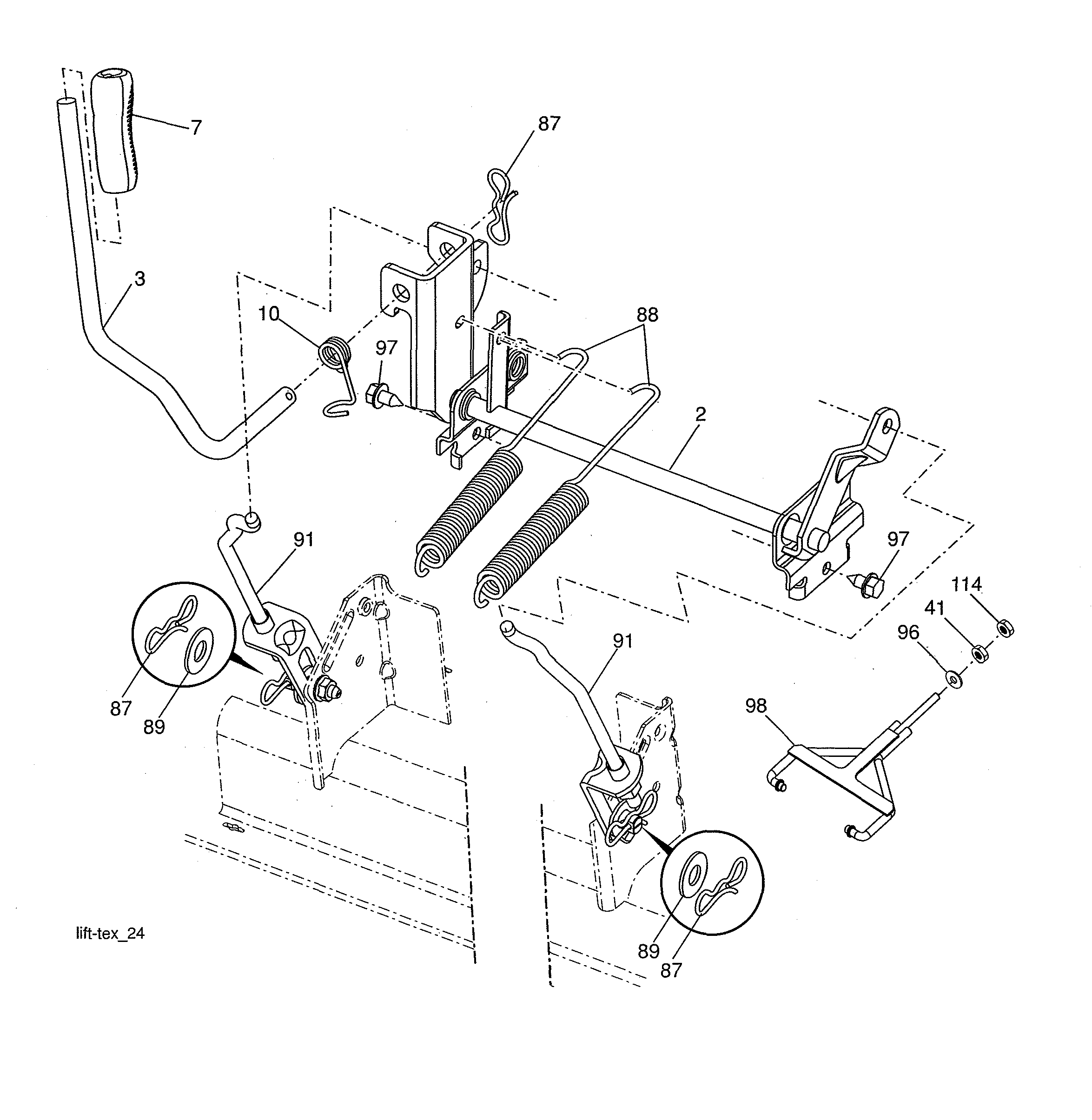 Mower lift
