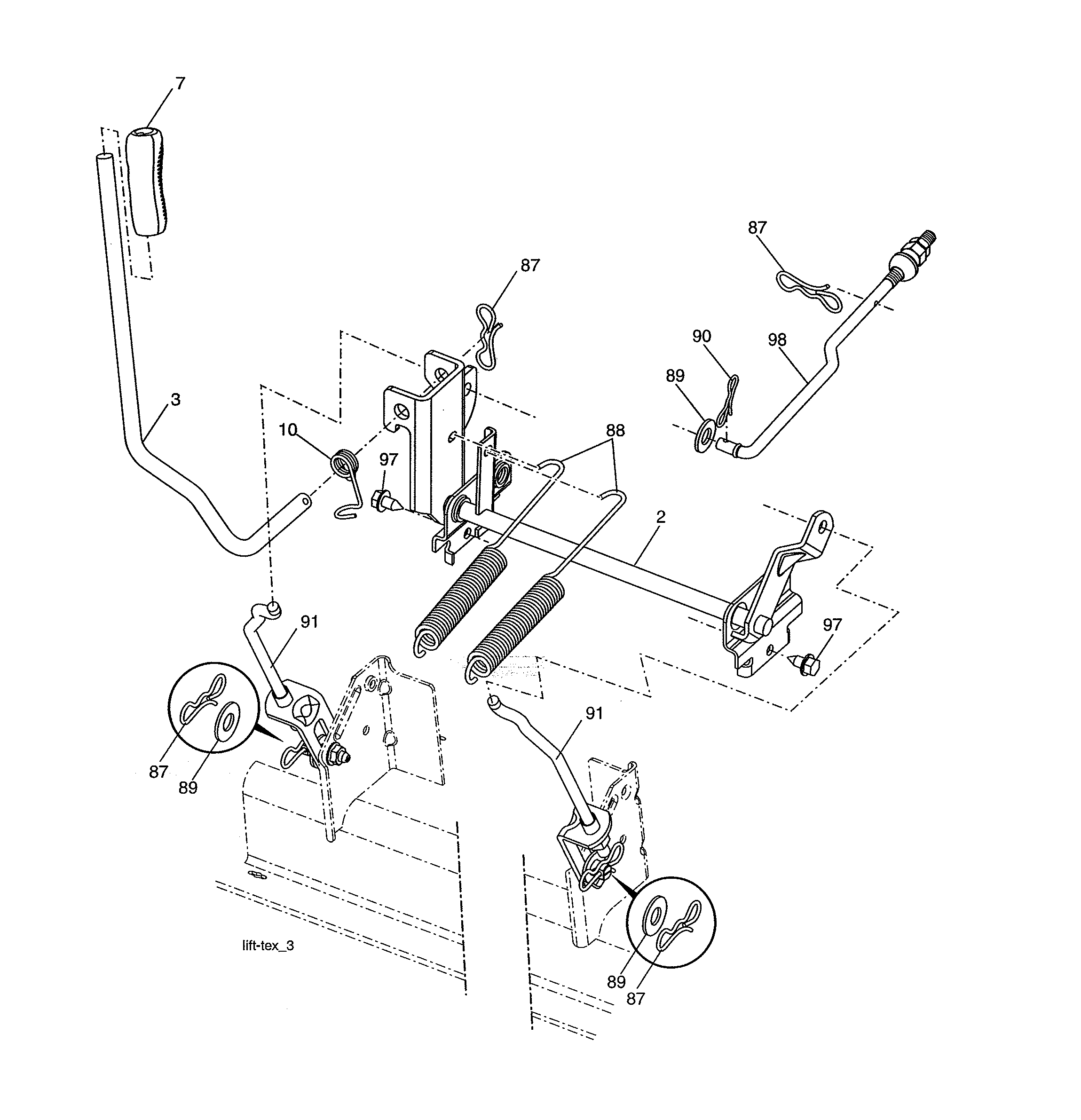 Mower lift