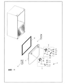 Door freezer