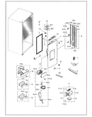 Left refrigerator door