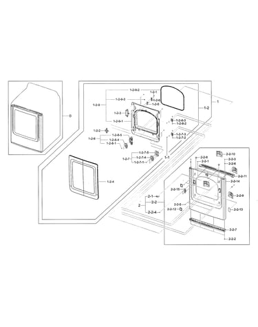 Front frame & door