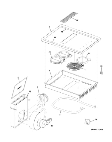 Main top/surface units