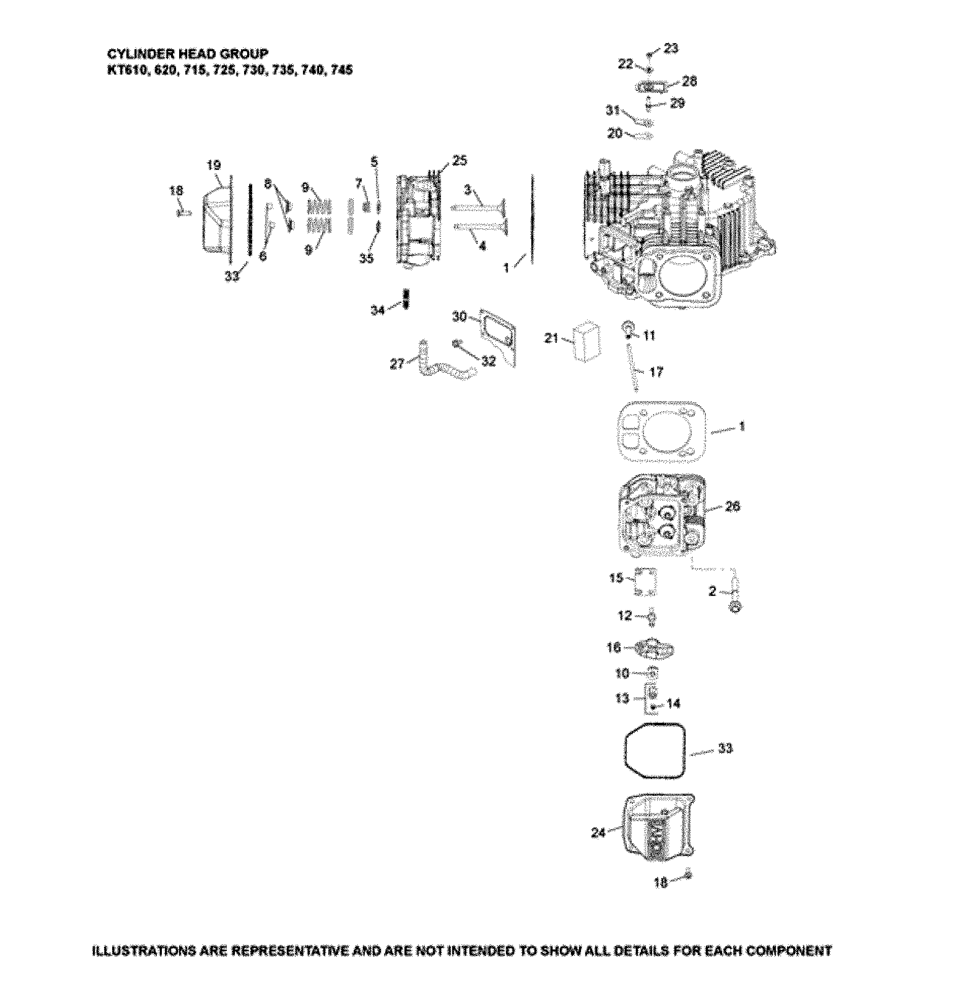 Cylinder head/breather