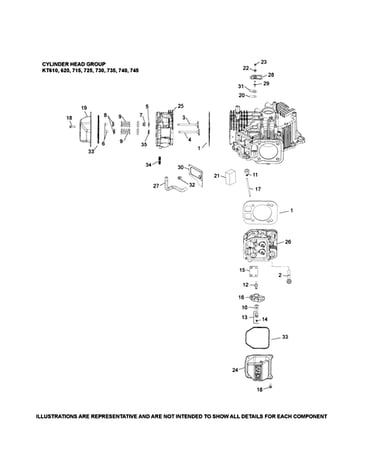 Cylinder head/breather