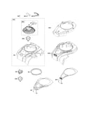 Blower housing/rewind starter
