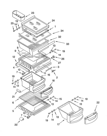 Refrigerator shelf