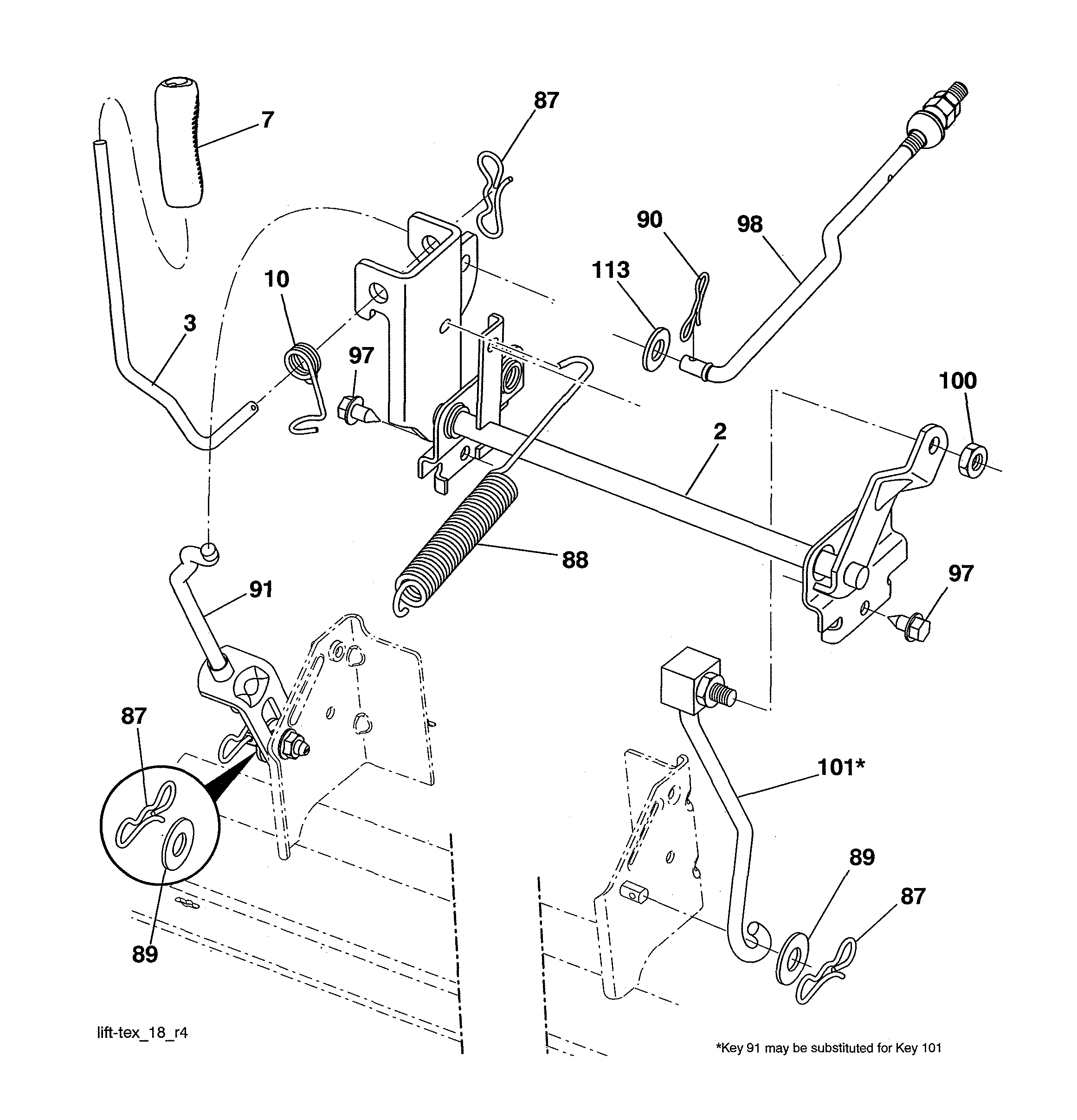 Mower lift
