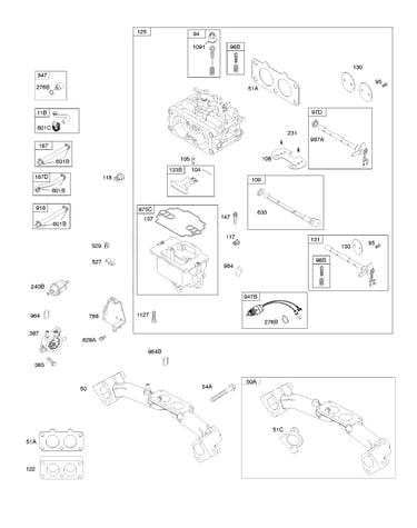 Carburetor/fuel supply/intake manifold