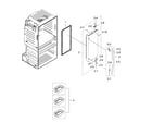 Samsung RF25HMEDBSR/AA-10 right refrigerator door diagram