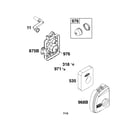 Briggs & Stratton 09P702-0244-F1 air cleaner diagram