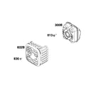 Briggs & Stratton 09P702-0244-F1 exhaust diagram