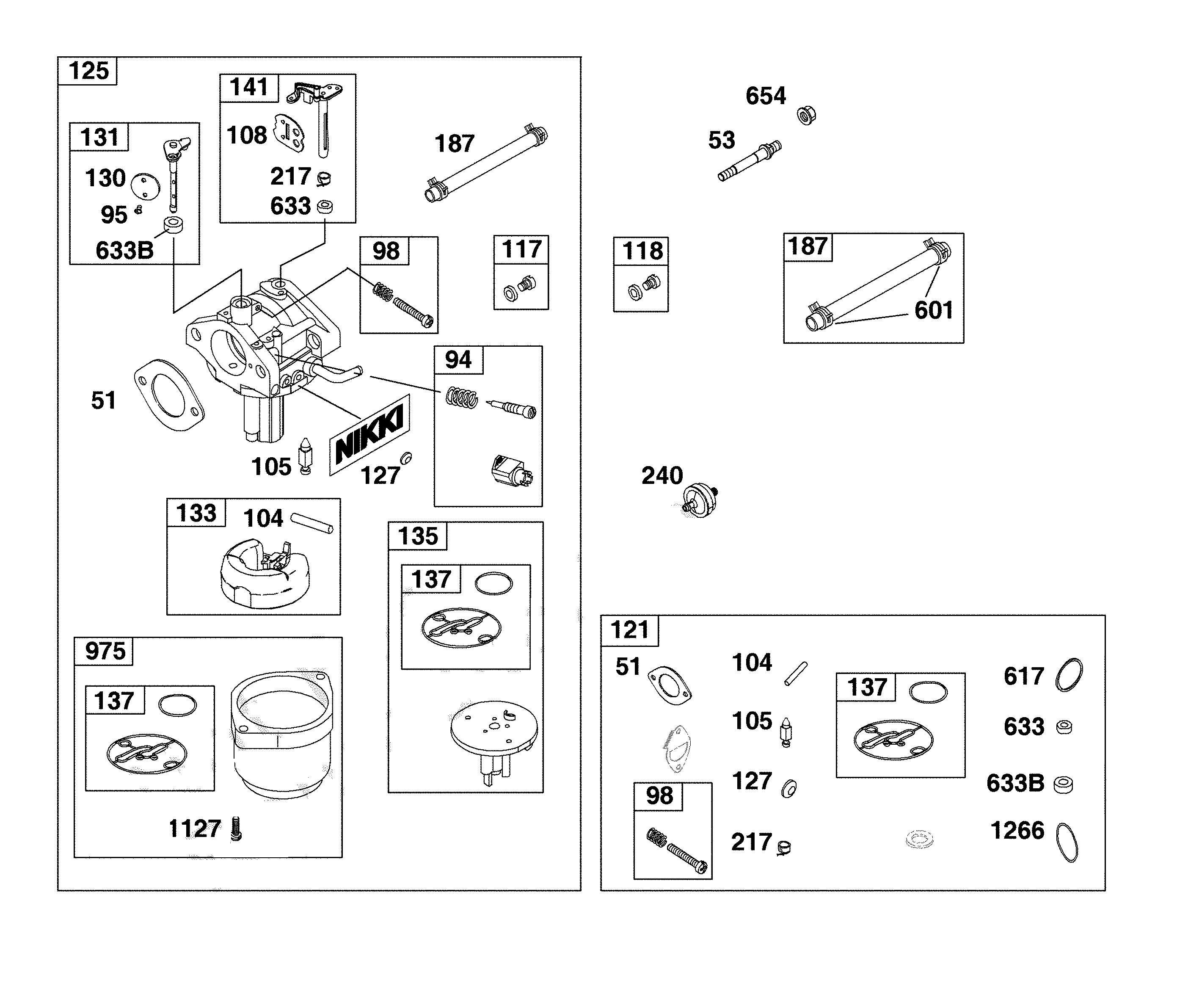 Carburetor & fuel supply