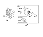 Briggs & Stratton 21R707-0145-G1 exhaust diagram