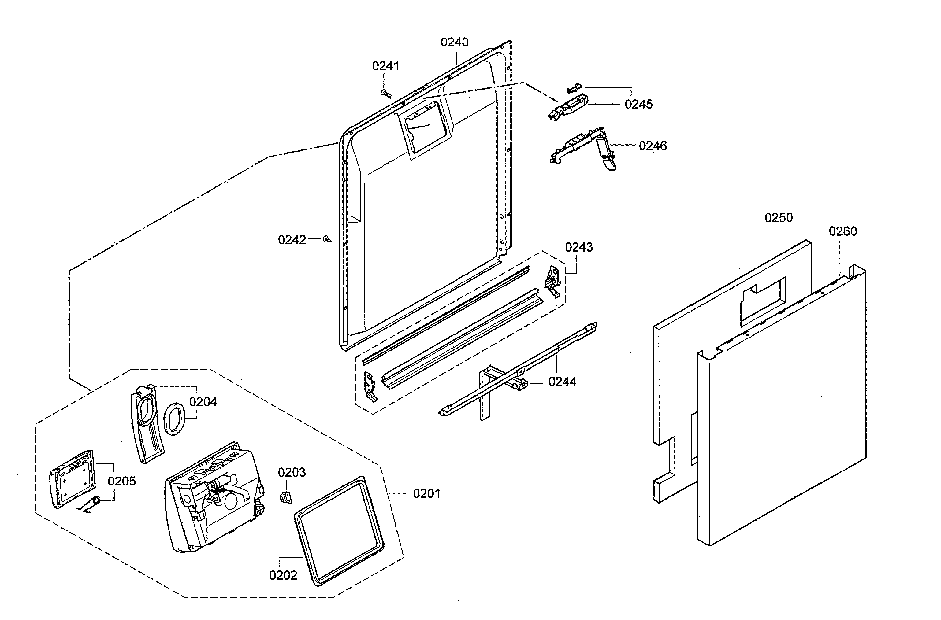 Door/dispenser