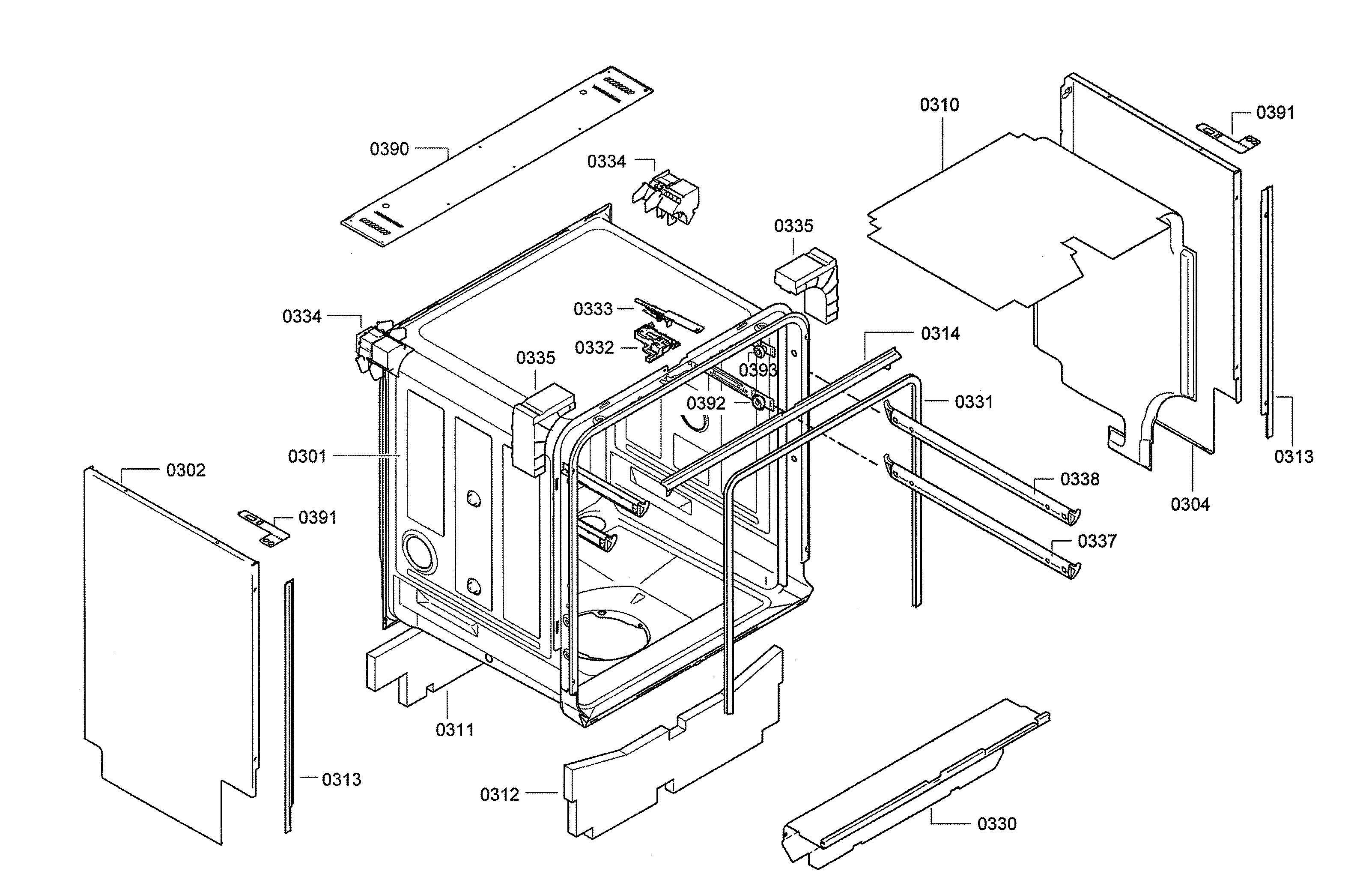 Tub/trim