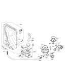 Water inlet & softener/sump