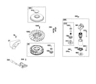 Briggs & Stratton 31R907-0062-G1 flywheel/ignition/starter diagram