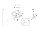 Briggs & Stratton 33R777-0012-G1 blower housing/air cleaner diagram