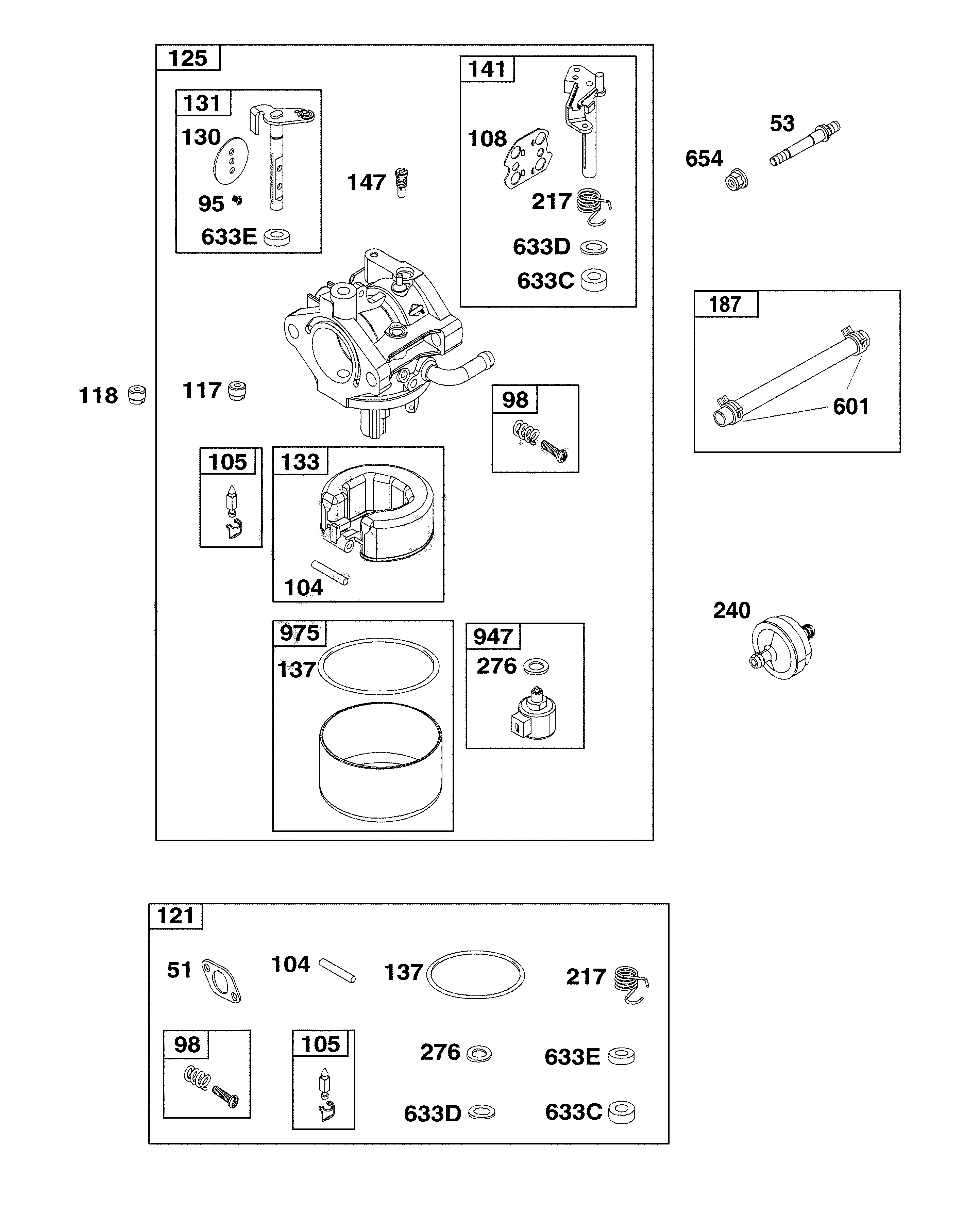 Carburetor/fuel supply