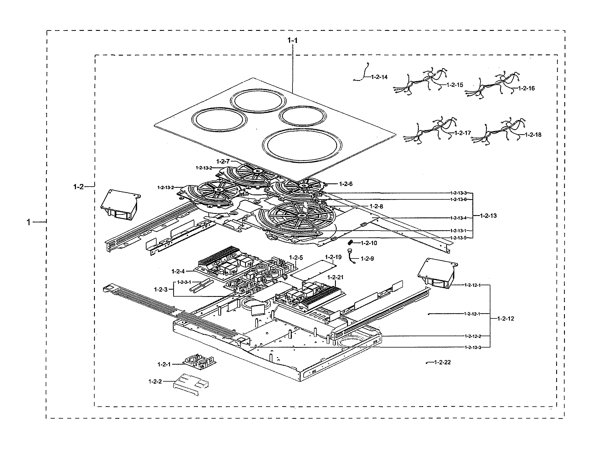 Cooktop assembly