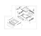 Samsung NE58R9560WG/AA-00 drawer assembly diagram