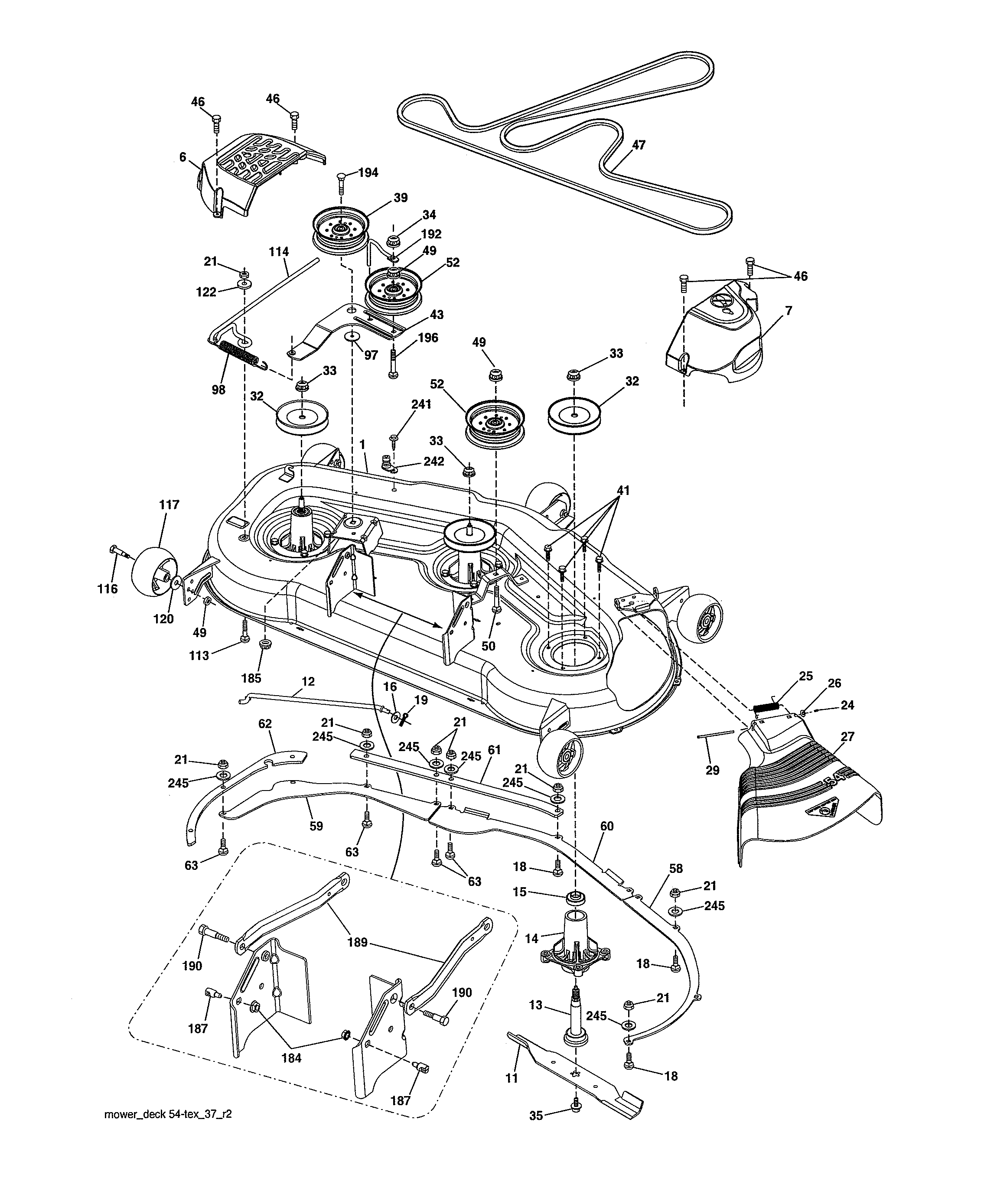 Mower deck