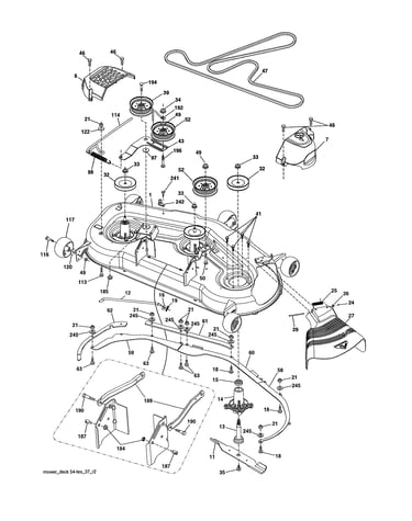 Mower deck