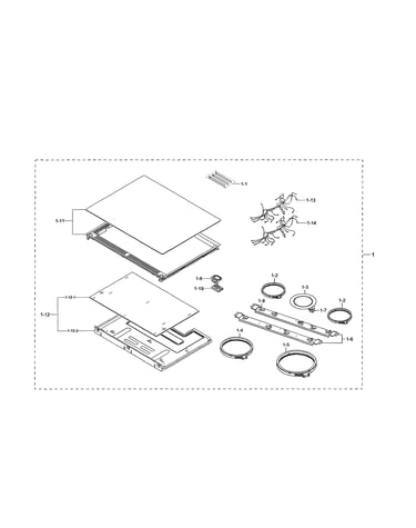 Cooktop assembly