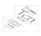 Samsung NE58R9431SG/AA-00 drawer assembly diagram