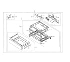 Samsung NX58R9421ST/AA-00 drawer assembly diagram