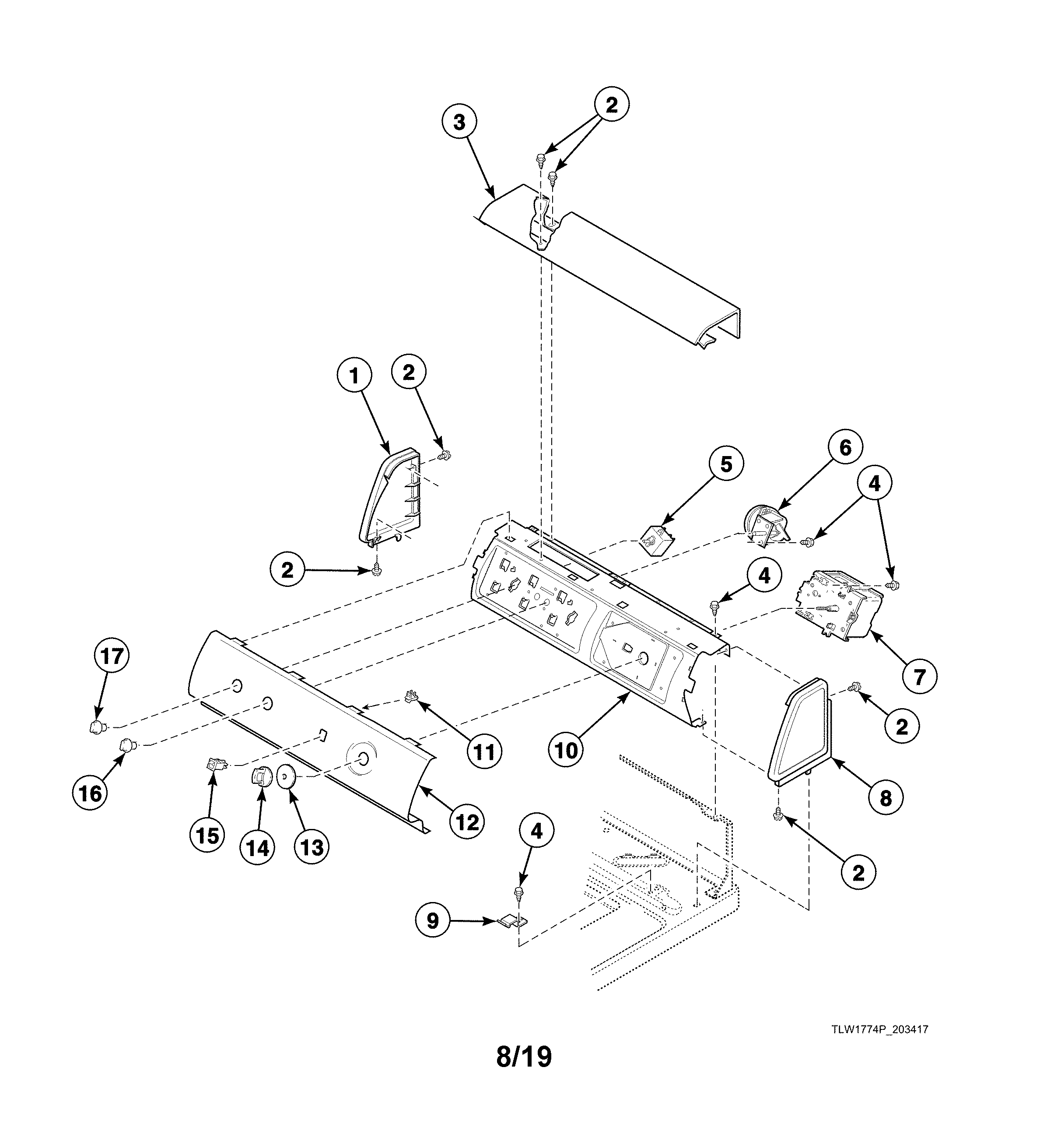Graphic panel/control support panel/controls