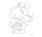 Alliance AWN432SP113TW04 lid switch assembly diagram