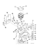 Motor/mounting bracket/belt/pump/idler