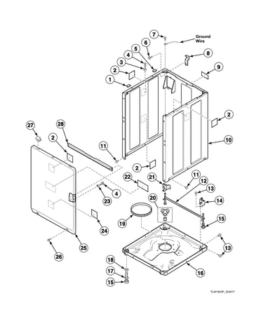 Front panel/base/cabinet kit