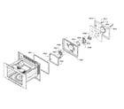 Bosch HMCP0252UC/01 fan motor/thermistor diagram