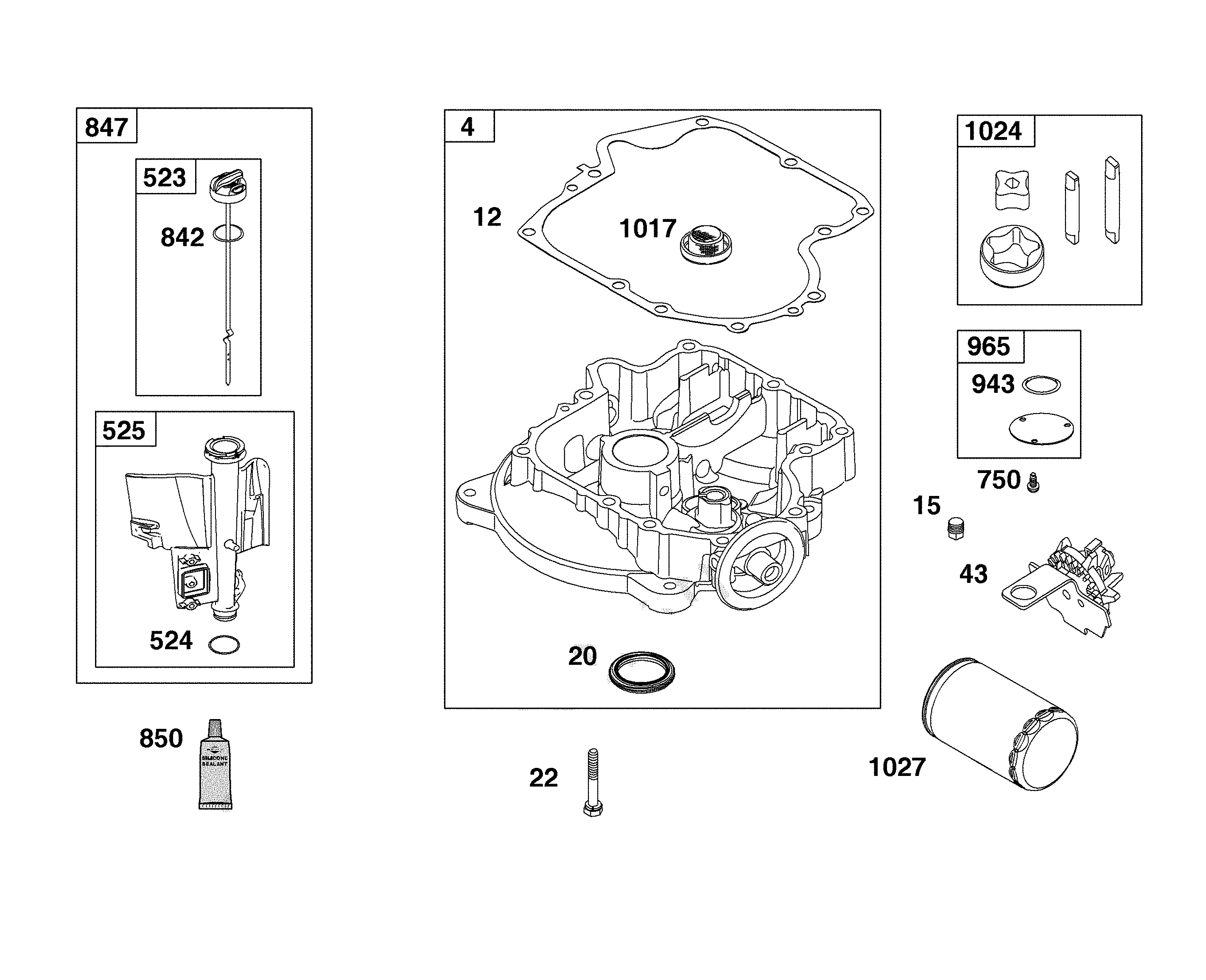 CRANKCASE COVER/SUMP/LUBRICATION