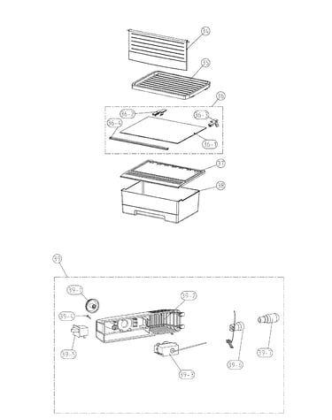Inner parts/control box