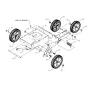 Craftsman CMXGKAM1158708 wheels assembly diagram