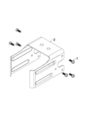 Dislodger bracket assembly
