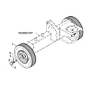 Craftsman CMXGLAM1143200 wheels assembly diagram
