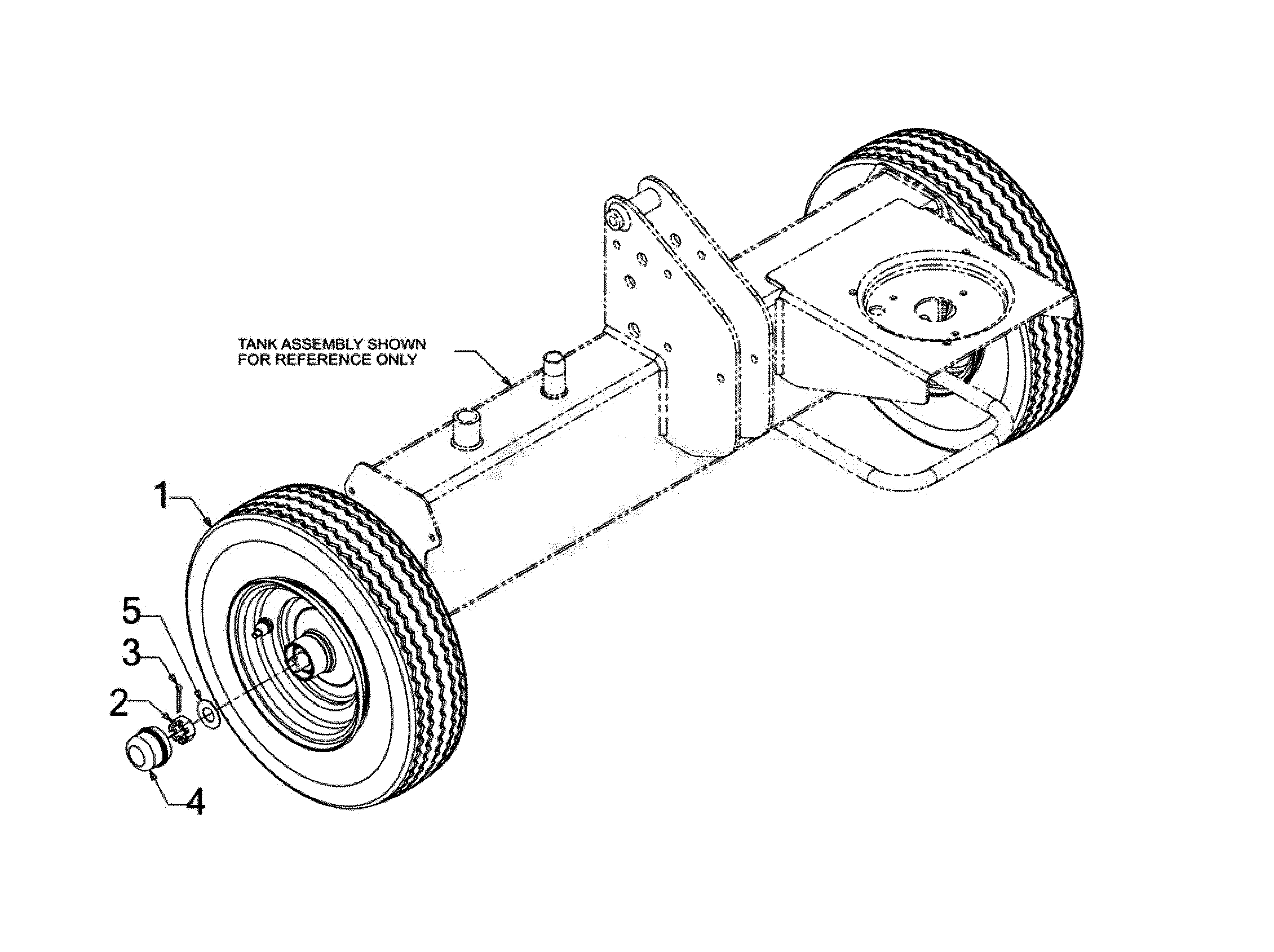 Wheels assembly