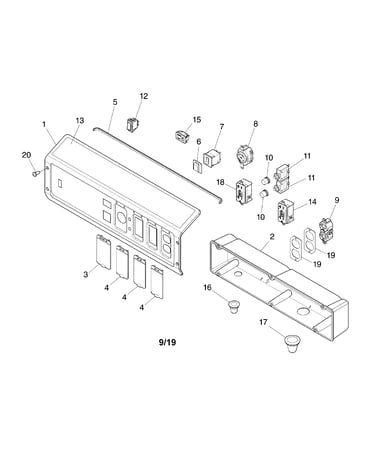 Control panel (80024616)