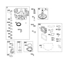 Craftsman CMXGNAM1130050 crankcase cover/sump diagram