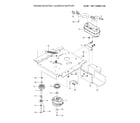 Jonsered Z54R-96732800100 engine mounting/guards/muffler diagram
