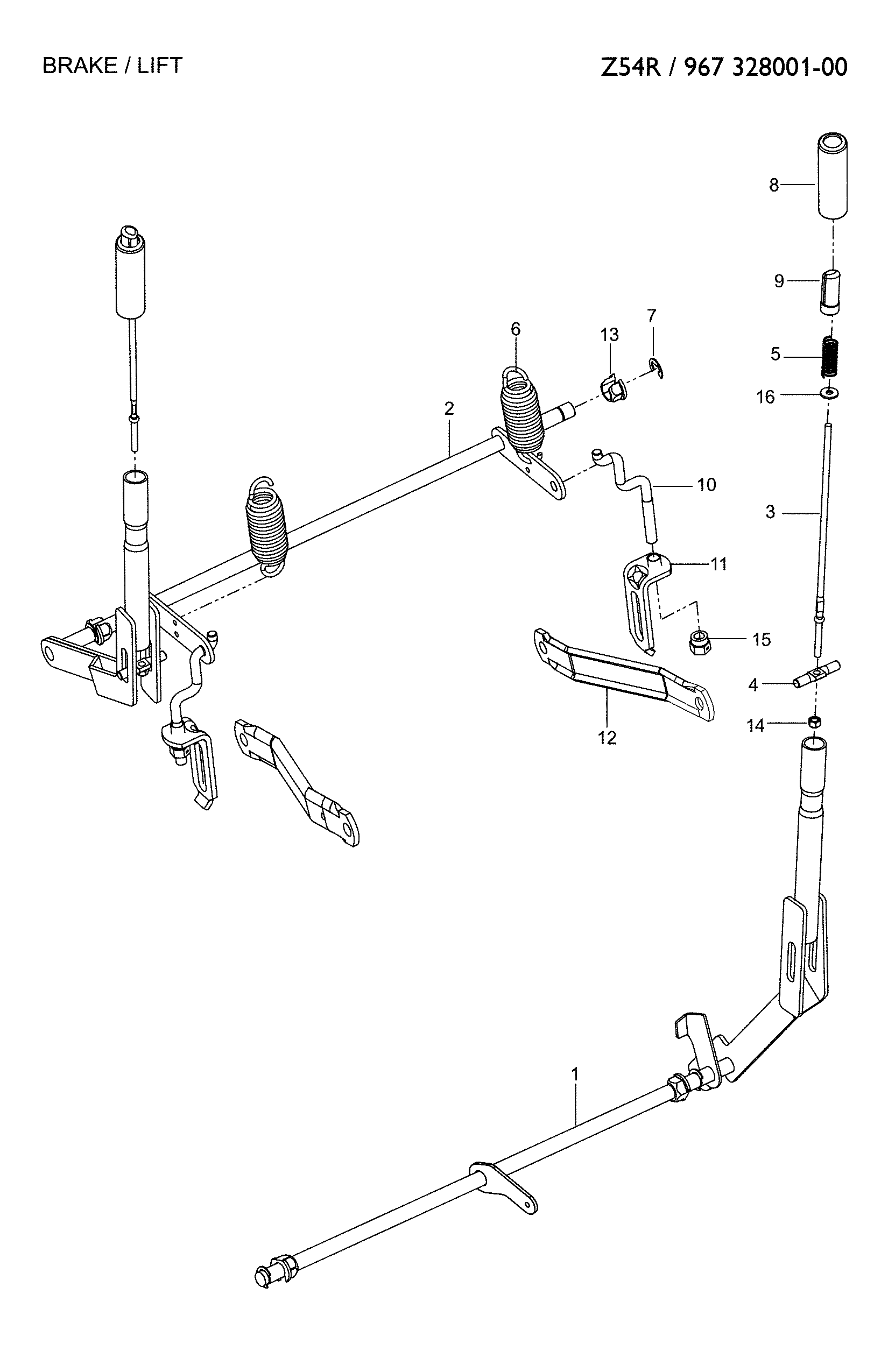 BRAKE/LIFT